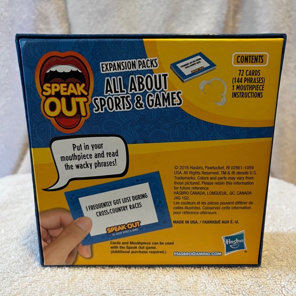 Hasbro Gaming Speak Out Expansion Pack: Fun With Food & All About Sports - Picture 3 of 5